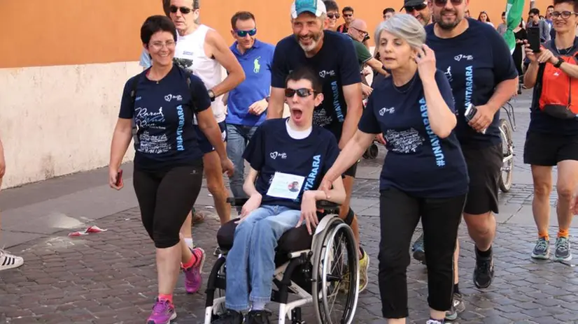 L'emozionante arrivo a Roma della Rare Words Run