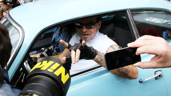 Piero Pelù alla Mille Miglia