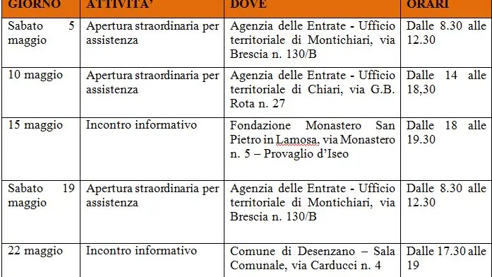 Il calendario