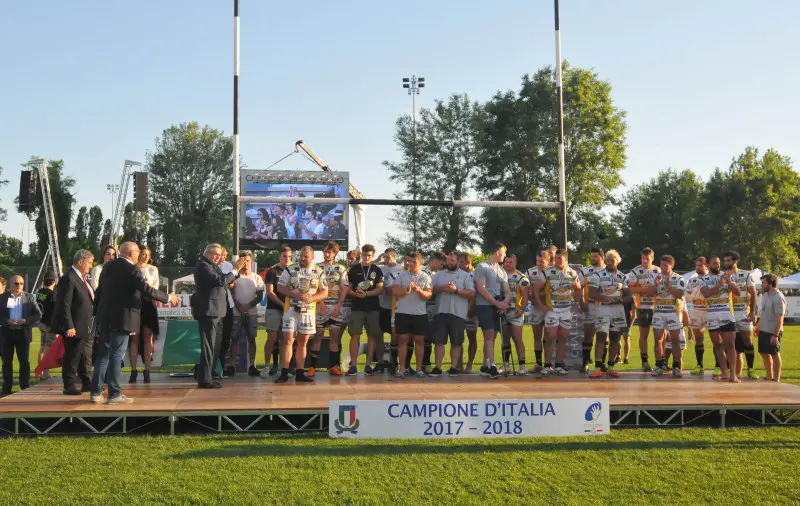 Rugby, finale Eccellenza Petrarca Padova-Patarò Calvisano: 19-11