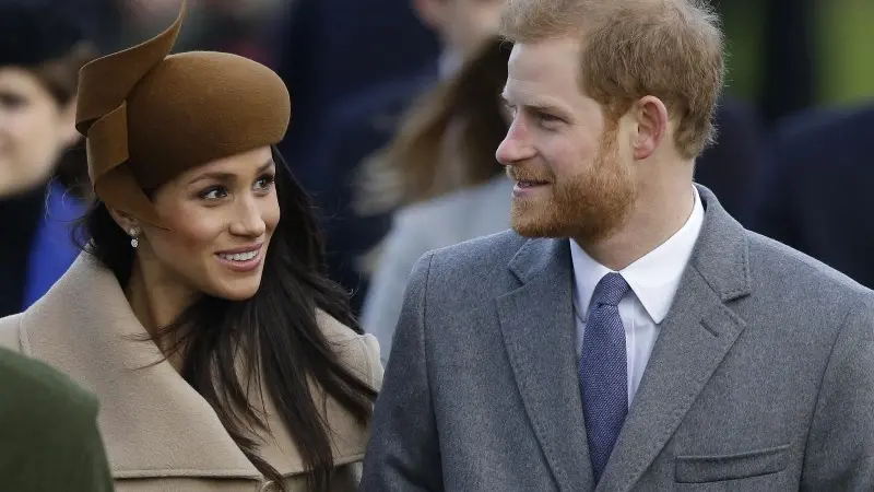 Il principe Harry e Meghan Markle - Foto Ansa/Ap Alastair Grant