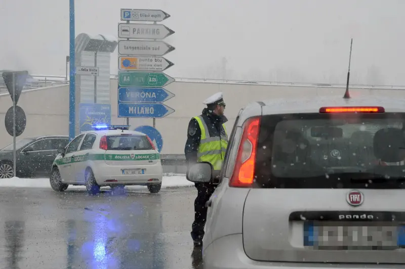 A21 chiusa per neve