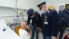 Pediatria, i futuri ispettori dalla Polgai tra i piccoli pazienti