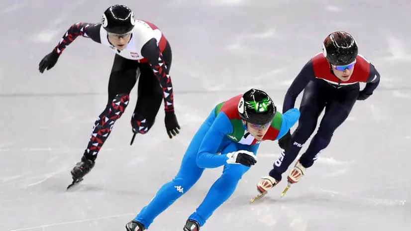 Arianna Fontana oro nello short track 500 m © ANSA/HOW HWEE YOUNG