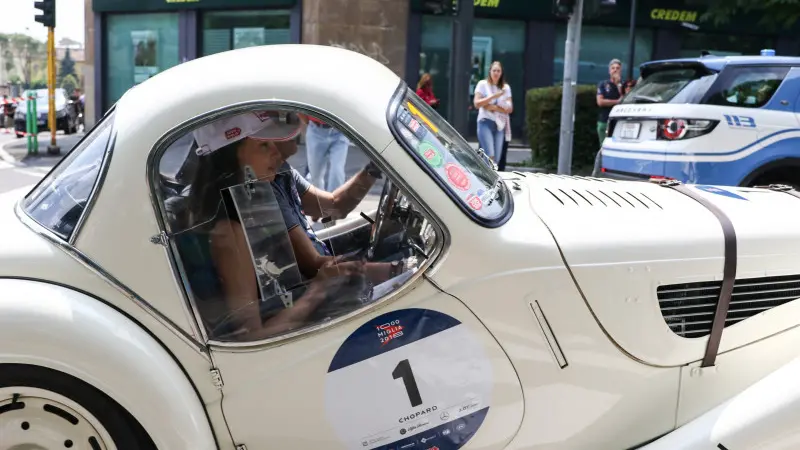 Mille Miglia: prime auto in partenza