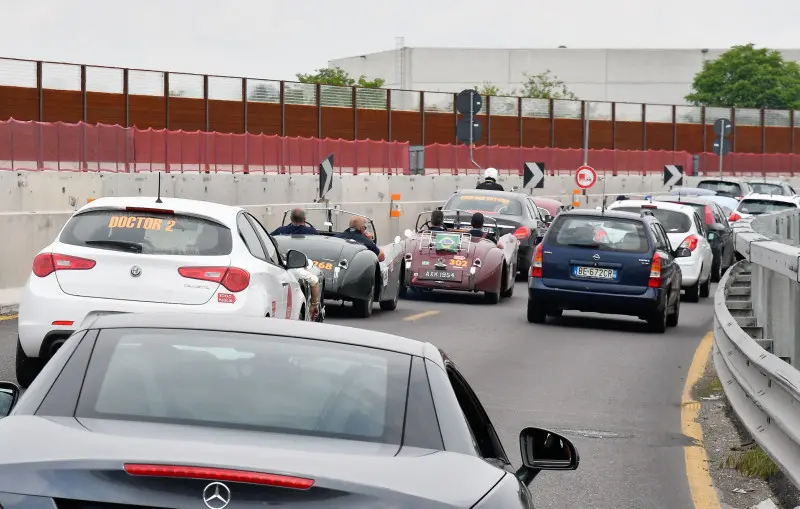 Mille Miglia, la Freccia Rossa all'autodromo di Monza