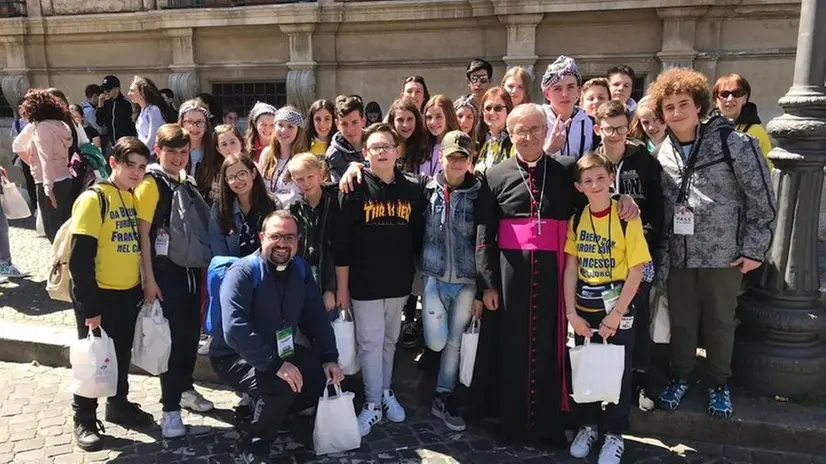 Un gruppo di bresciani a Roma per l'Udienza papale - © www.giornaledibrescia.it
