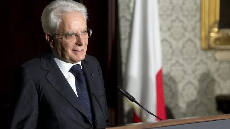 Il presidente Mattarella - Foto Ansa/Paolo Giandotti