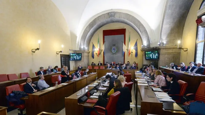 L'aula del Consiglio comunale