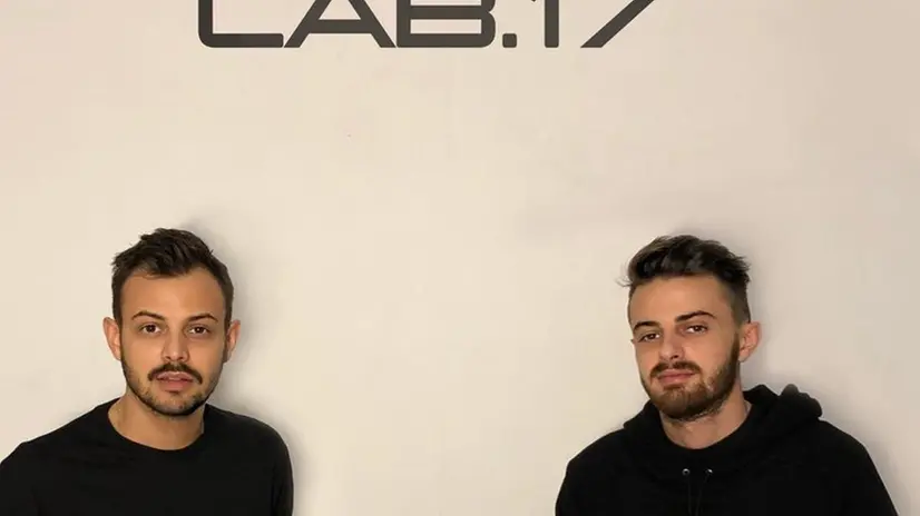 Il team. I due fratelli  Francesco (a sinistra) e Stefano Lancini nel loro lab