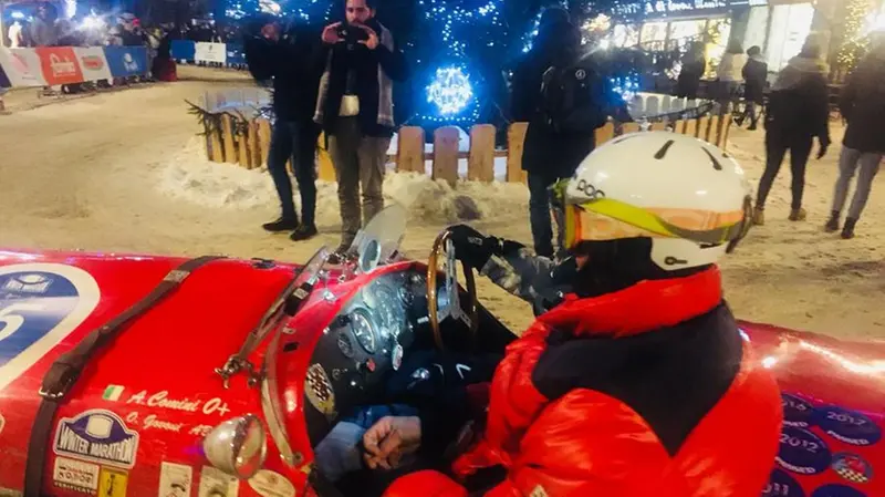 L'arrivo a Madonna di Campiglio della 30esima Winter Marathon