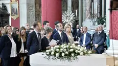 Un momento del funerale di Ciso Gitti - Foto Pierre Putelli/Neg © www.giornaledibrescia.it