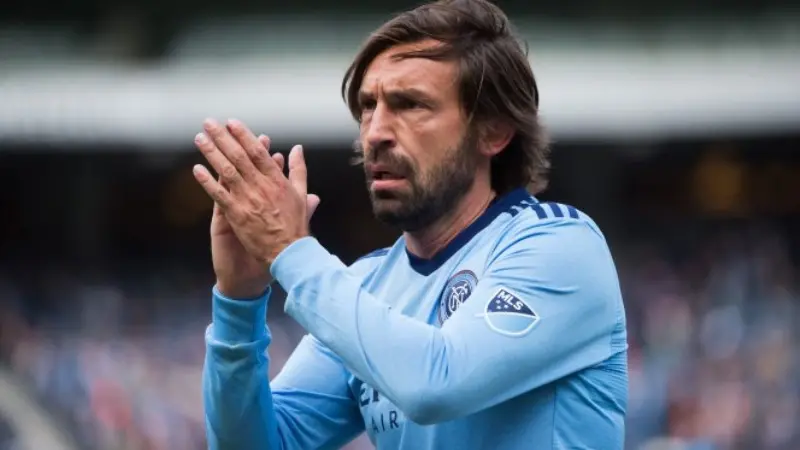 Pirlo con la maglia del New York City, sua ultima squadra - Foto Ansa