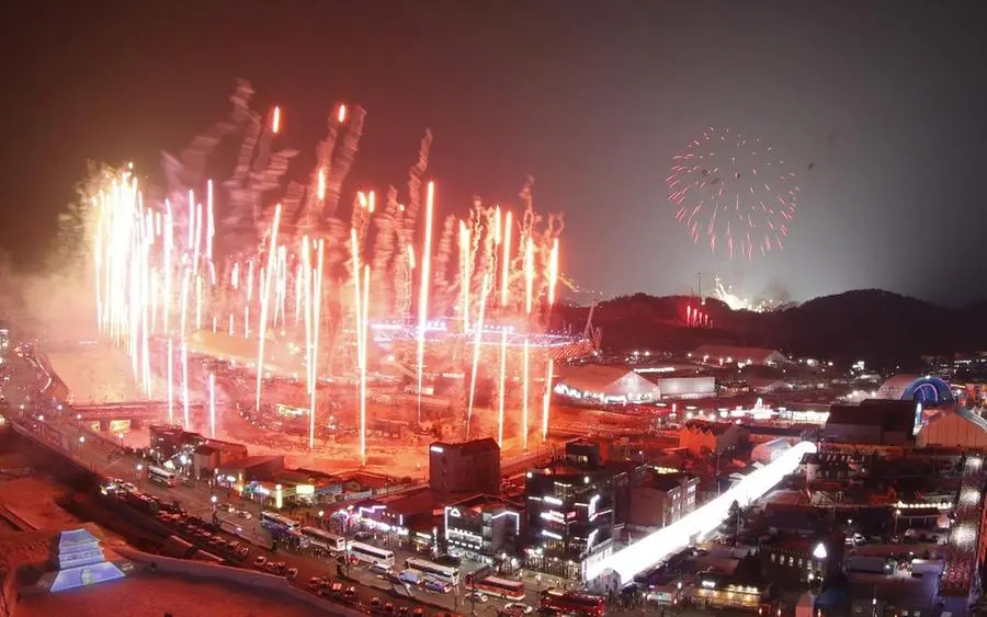 La cerimonia di apertura delle Olimpiadi invernali