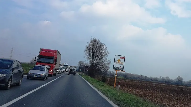 Code lungo la Padana Superiore verso Calcinato