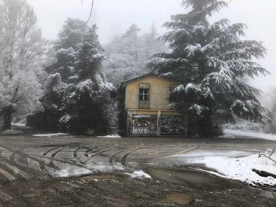 La neve è tornata in Maddalena