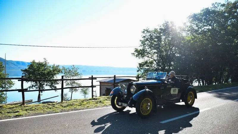 La Mille Miglia sul lago di Vico