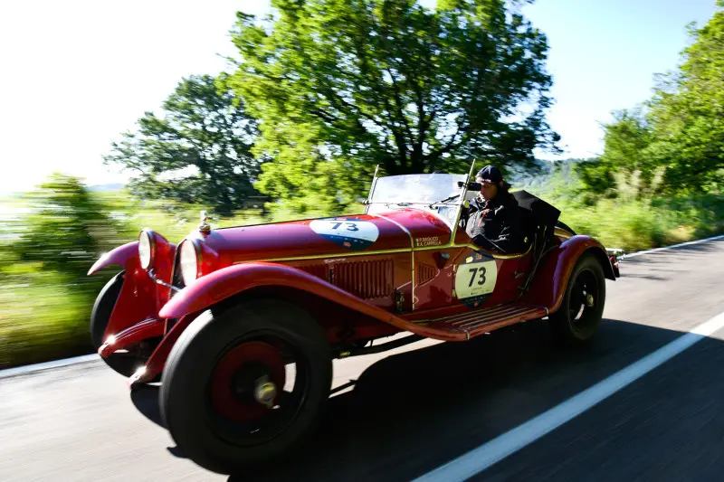 La Mille Miglia sul lago di Vico