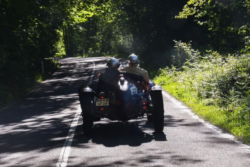 La Mille Miglia sul lago di Vico