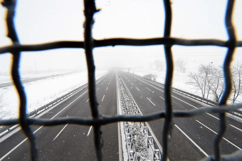 A21 chiusa per neve