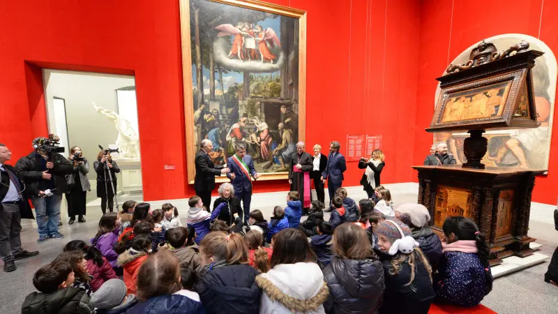 La giornata inaugurale della Pinacoteca Tosio-Martinengo