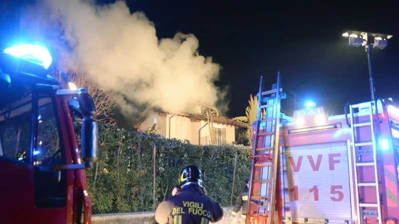 Incendio a Cellatica