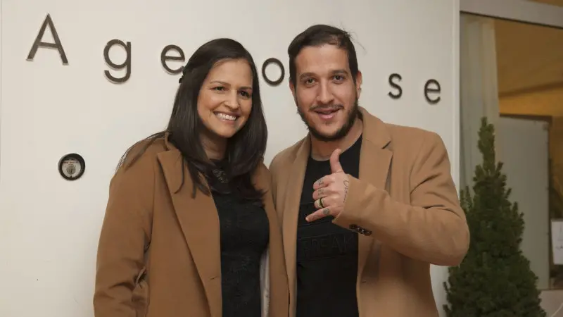 Felipe Sodinha ieri a cena con i dirigenti del Rezzato