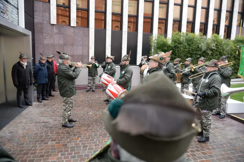 La Fanfara alpina al GdB