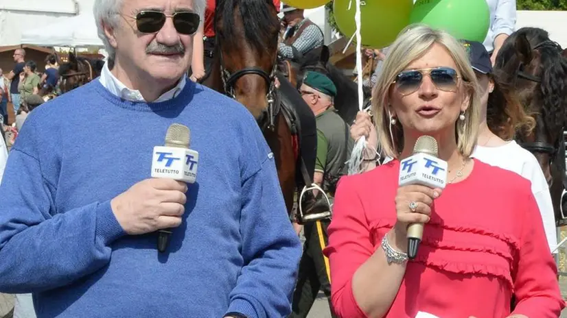 Al timone. Tonino Zana e Clara Camplani ai microfoni di Teletutto