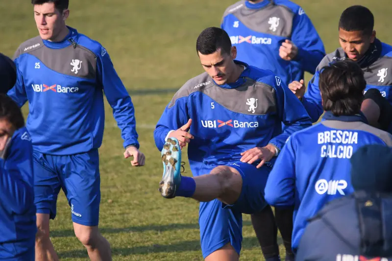 Al San Filippo l'allenamento del Brescia con Curcio