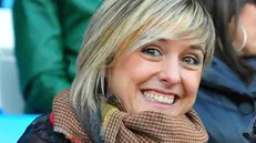 Nadia Toffa tifosa allo stadio Rigamonti per la partita Brescia - Novara dello scorso anno - 

Foto Reporter Paletti  © www.giornaledibrescia.it
