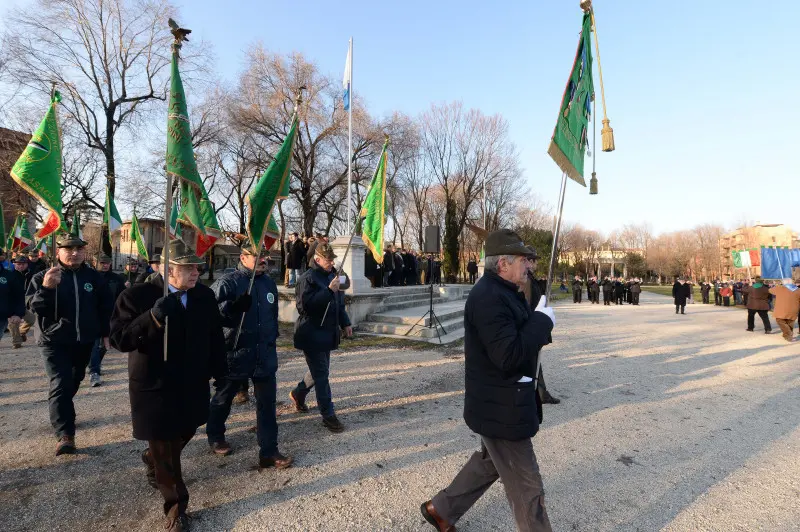La cerimonia di intitolazione di Campo Marte