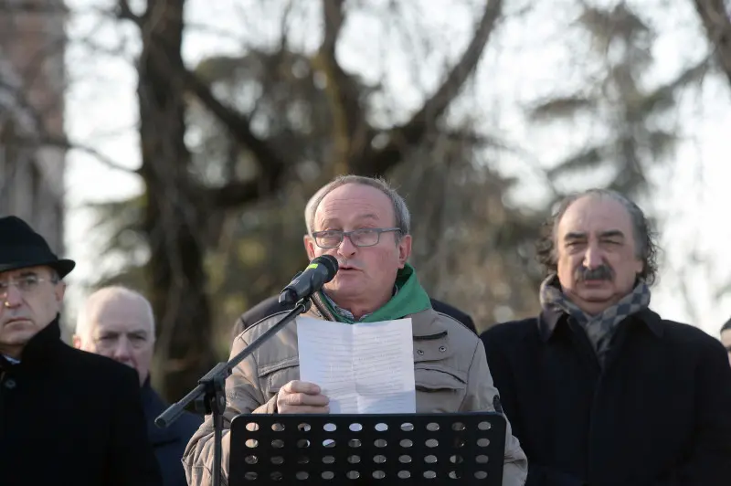 La cerimonia di intitolazione di Campo Marte