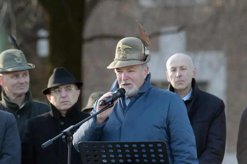La cerimonia di intitolazione di Campo Marte