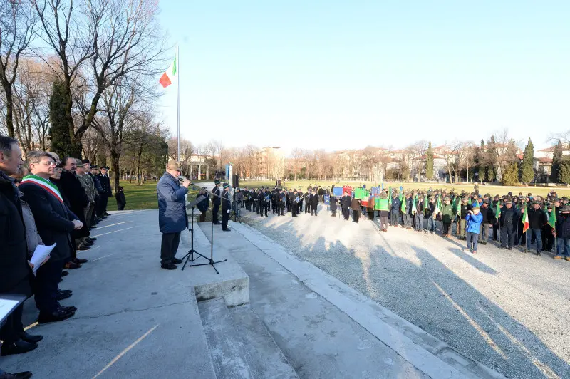 La cerimonia di intitolazione di Campo Marte