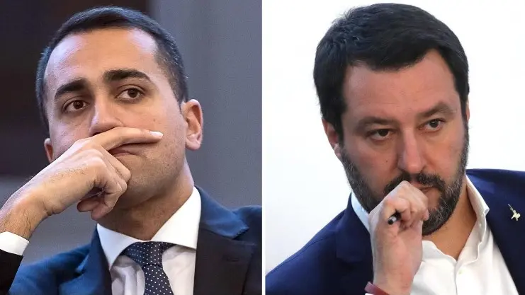 Luigi Di Maio e Matteo Salvini - Foto Ansa