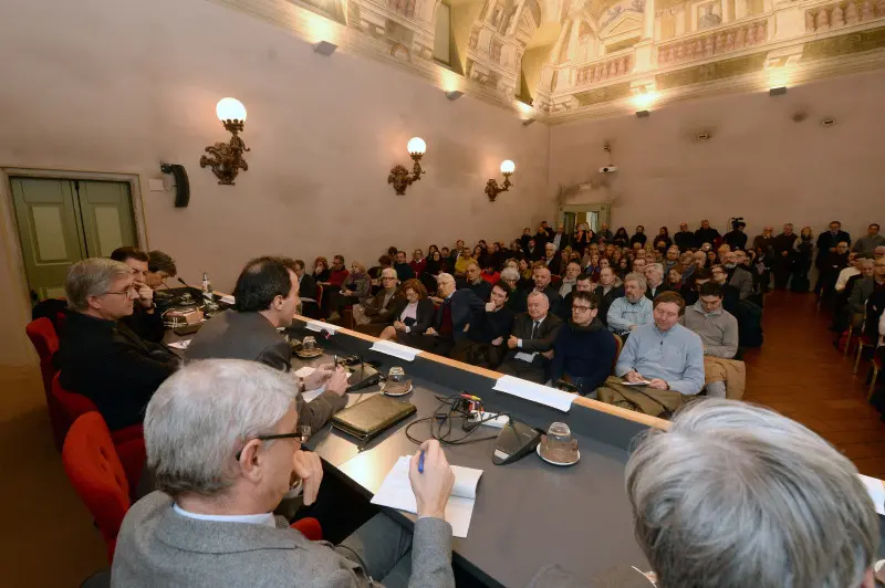 L'incontro dei giornalisti bresciani al Paolo VI