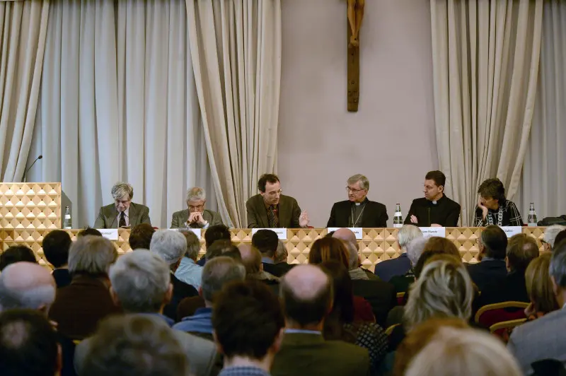 L'incontro dei giornalisti bresciani al Paolo VI