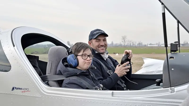Alcuni momenti della giornata di volo