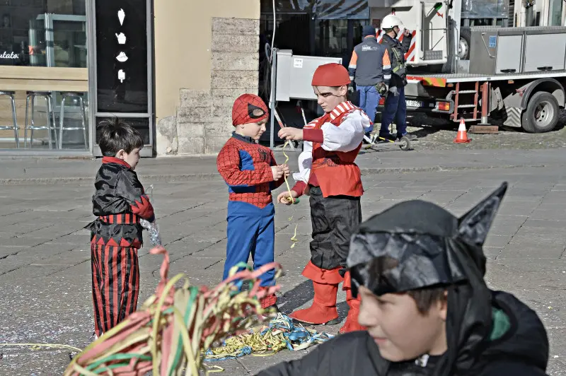 Carnevale in piazza Loggia