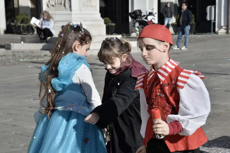 Carnevale in piazza Loggia