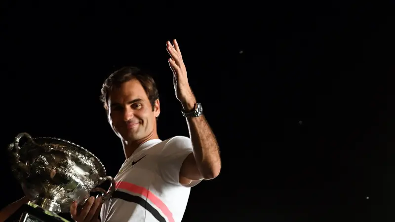 Roger Federer, vincitore per la sesta volta agli Australian Open