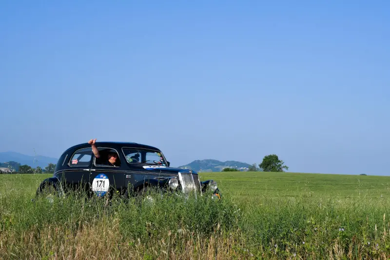 Mille Miglia, che colpo d'occhio a Piacenza