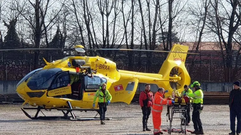 Infortunio a Nuvolera, i soccorsi