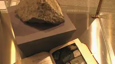 Il masso. Un frammento del meteorite