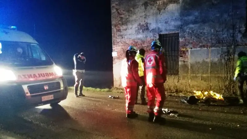 Tragico investimento a Corvione di Gambara