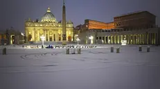 La neve su Roma
