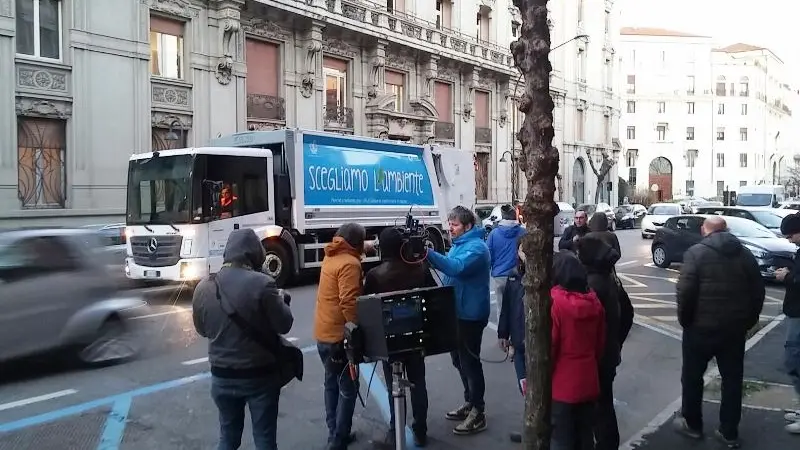 Ciak in via Solferino per il video di A2A