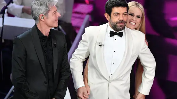 Claudio, Michelle e Pierfrancesco a Sanremo