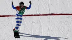 Michela Moioli a Pyeongchang - Foto Ansa/Ap Lee Jin-man